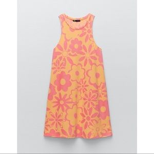 Zara Jacquard Terrycloth Dress